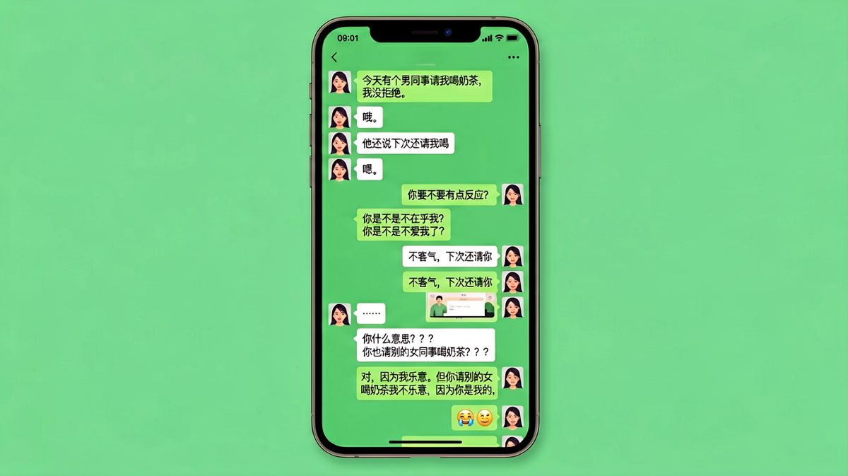 双标现场：我请别人喝奶茶是礼貌，你收别人的奶茶就是问题