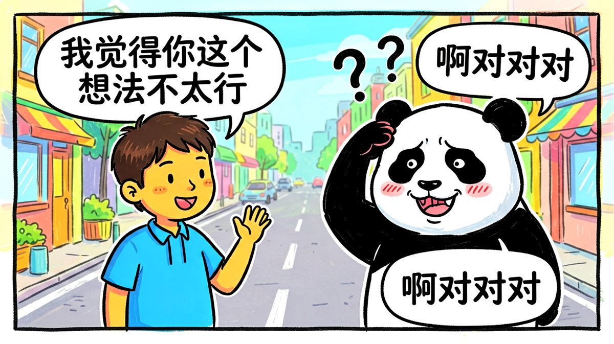 嘴上说对对对，心里在骂骂咧咧