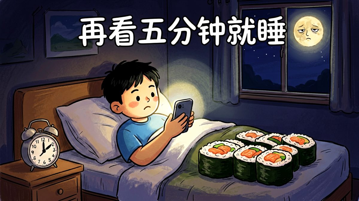凌晨两点的我：再刷五分钟。