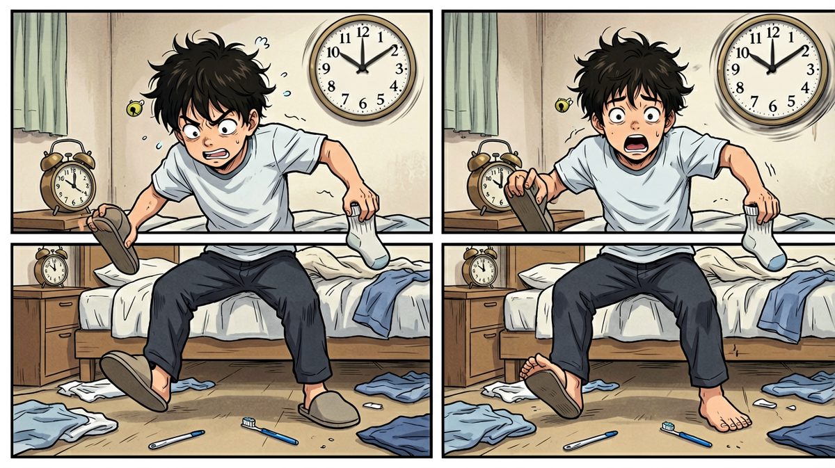 惊醒看时间，只剩两分钟！