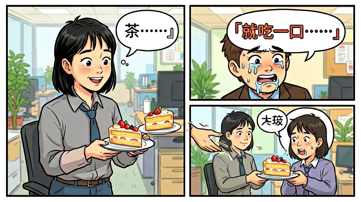 同事的蛋糕成了催化剂