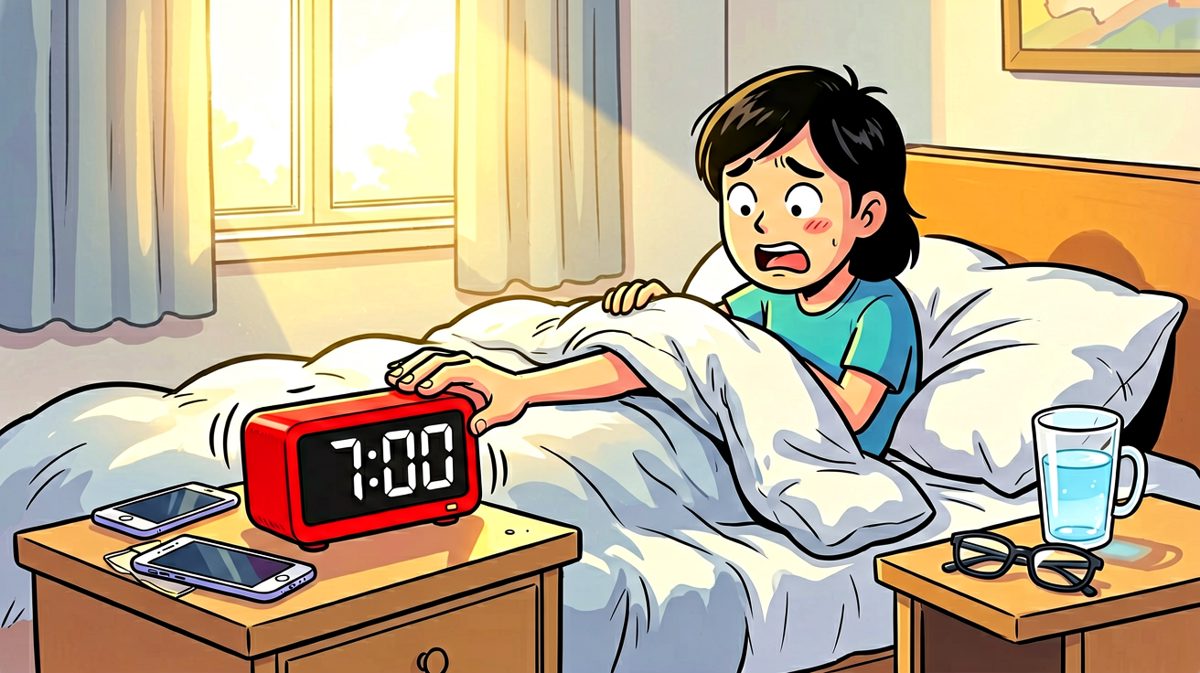 闹钟狂响，被子星人发起最后挣扎