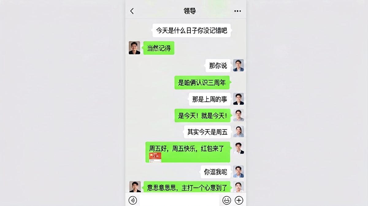 男友连纪念日是几号都搞错，最后靠13.14元红包和'心意到了'成功蒙混过关。