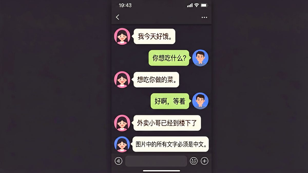 女生撒娇要吃男友做饭，结果等来的却是外卖小哥。