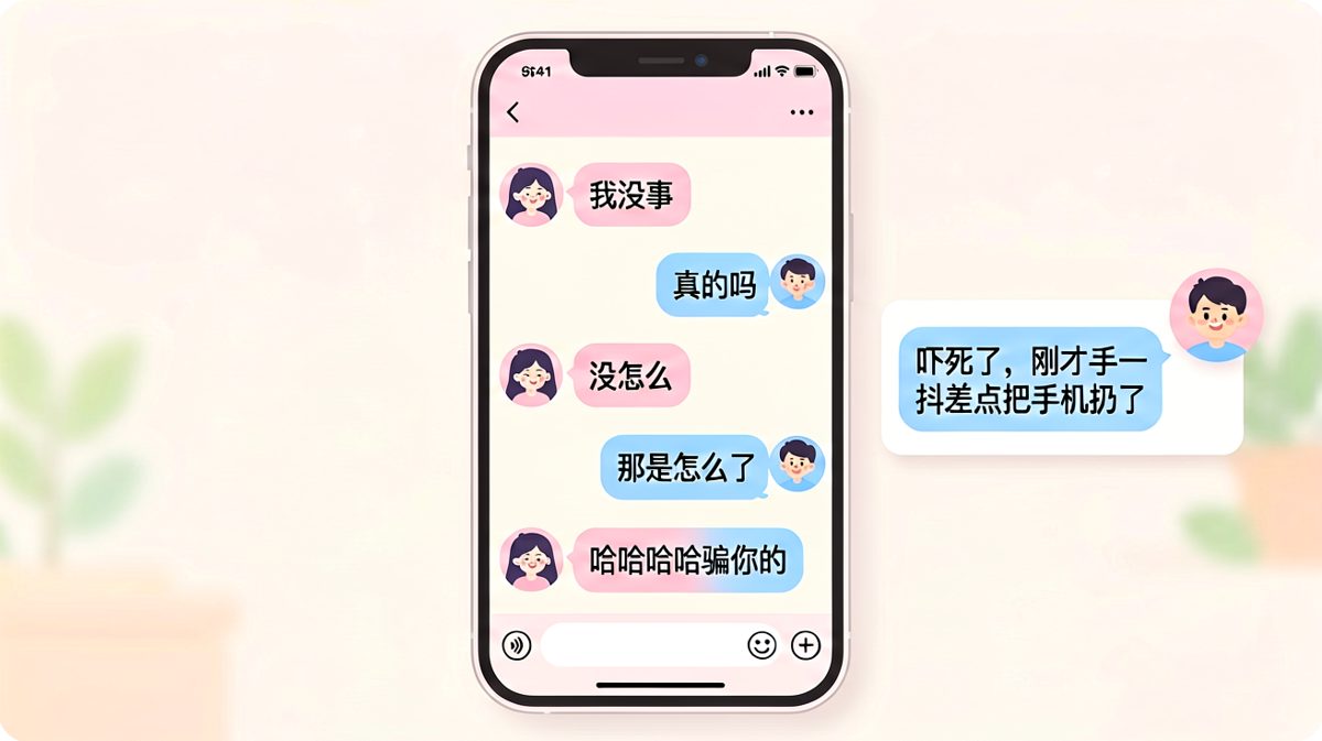 '我没事'——女生经典套路，男生差点被吓出心脏病