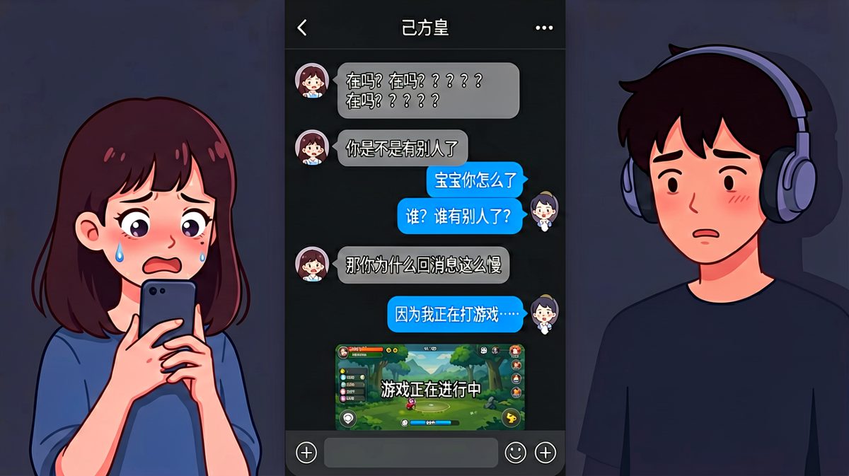 你在跟谁说话！原来是游戏
