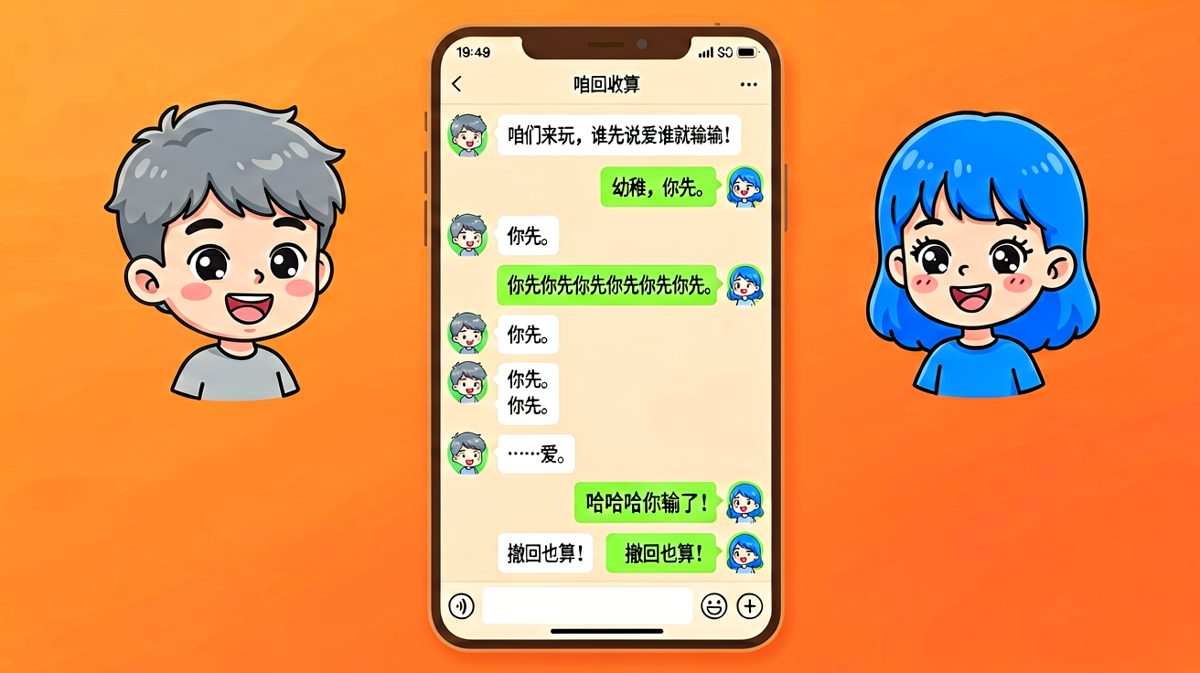 比谁先表白谁就输，结果两人都输得底裤都不剩