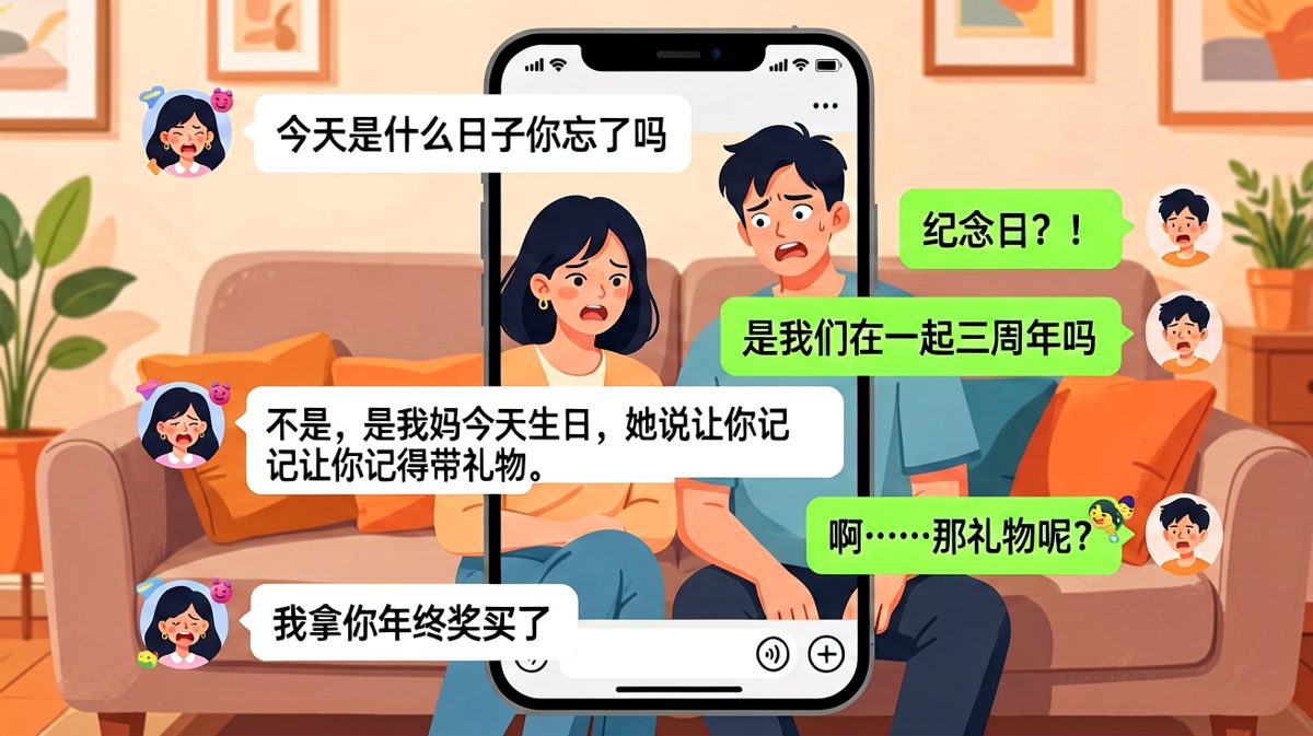 纪念日危机反转成礼物危机