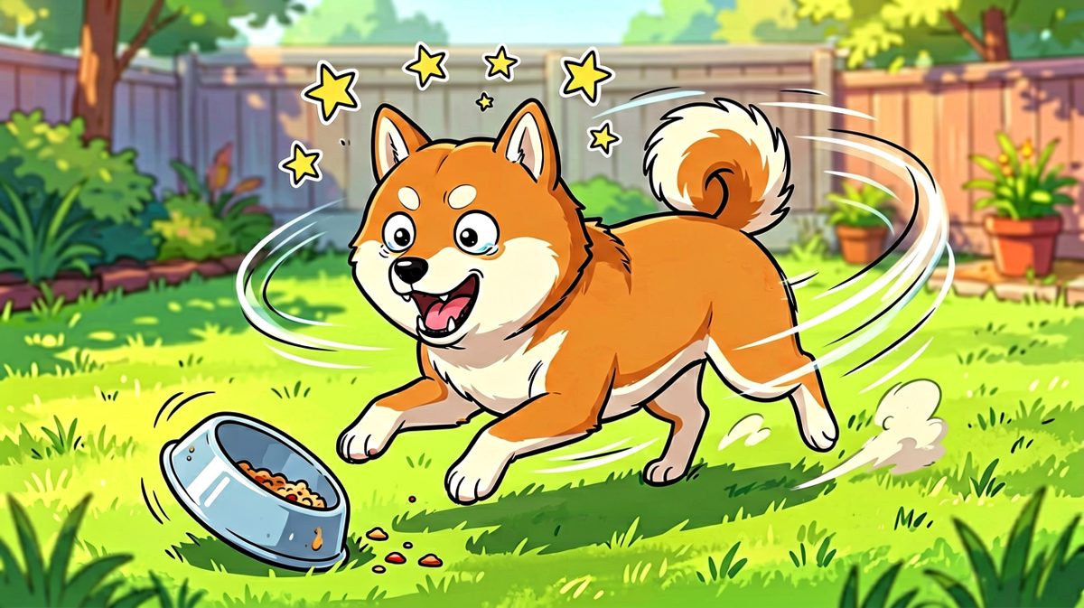 追尾巴追到怀疑狗生