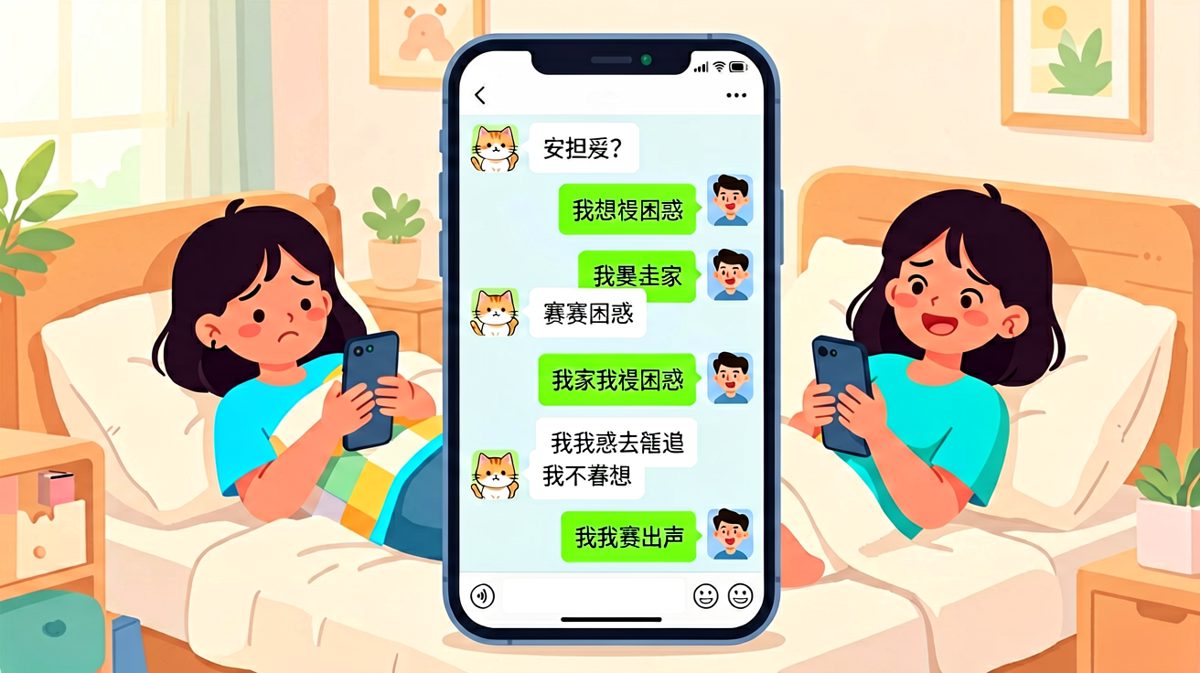 女生发：你觉得我最近变了吗？男生紧张回复：变...变了？女生：对啊，以前你都会先发语音再发文字，现在直接甩文字了，你不爱我了——男生：？？？我只是在走路不方便说话……