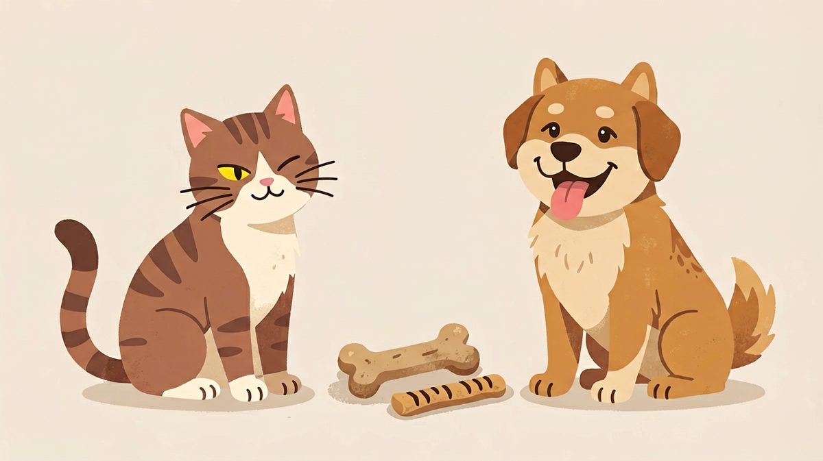 猫：这傻子是谁家的？狗：这高冷的是谁家的？