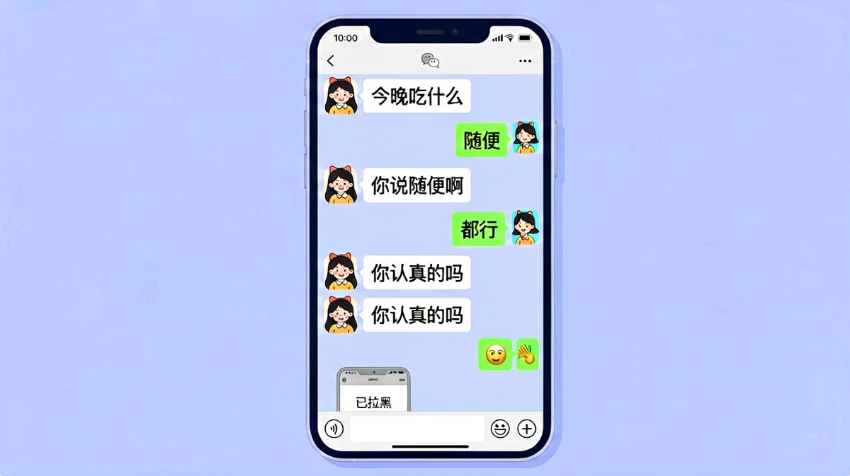 随便这两个字是情侣之间最大的谎言