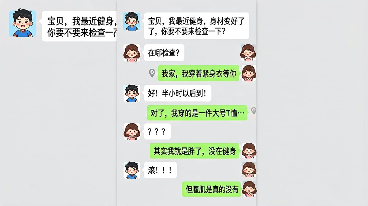 一场关于腹肌的谎言，最终以惨烈收场