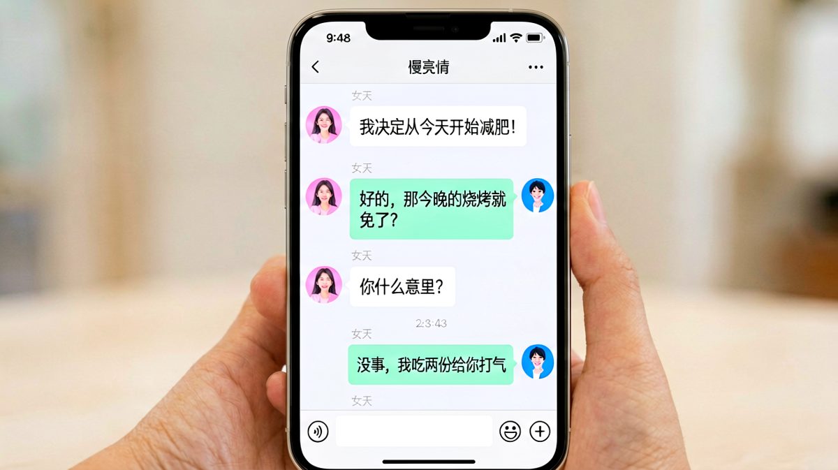 减肥宣言被一顿烧烤无情破解