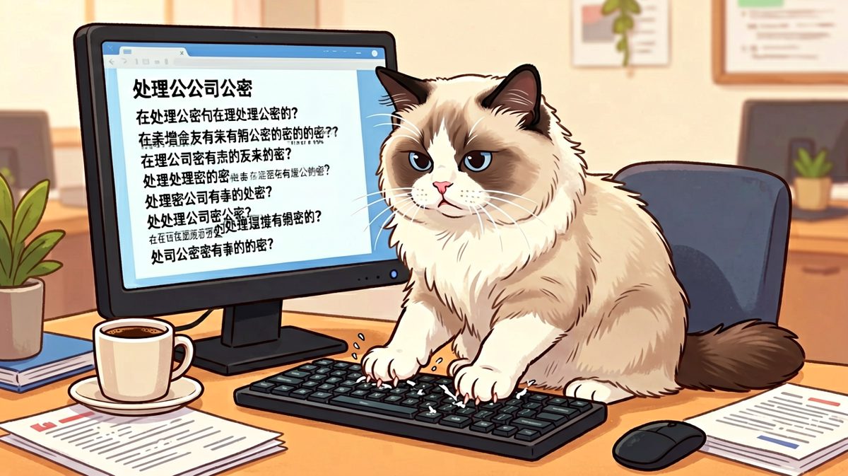 老板：这个方案为什么全是乱码？猫：这叫艺术，你不懂。
