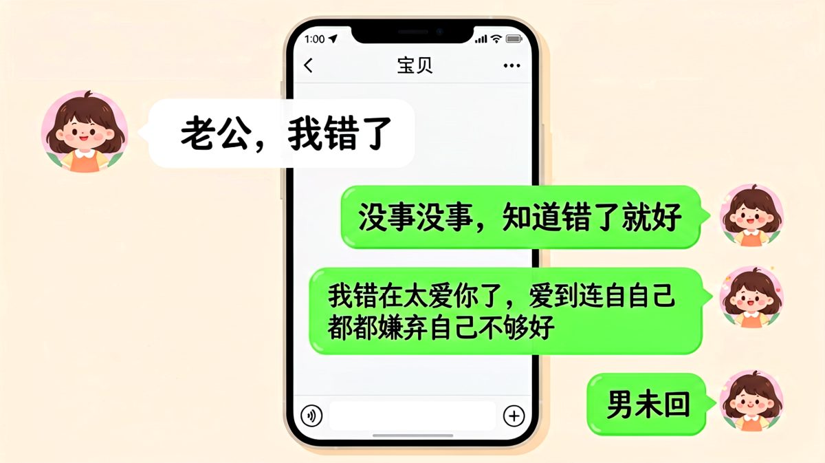 认错认到一半突然被撒狗粮，男生直接已读不回