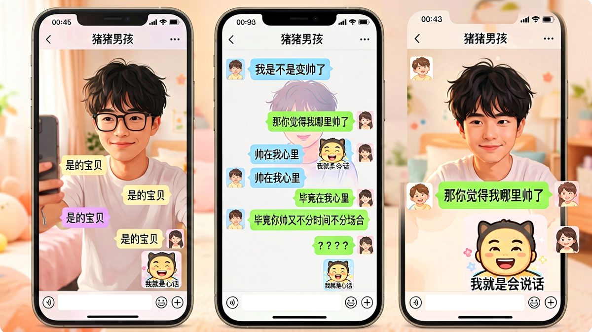 夸完帅立刻补刀，这恋爱谈得刺激