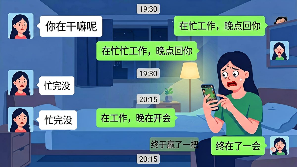 说在开会，其实在游戏里'奋战'