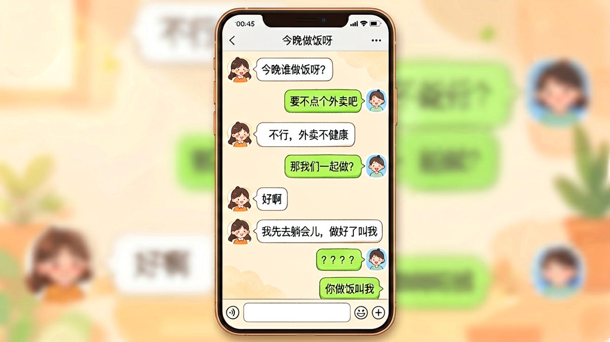 两人联手把做饭这件小事玩成了极限拉扯。