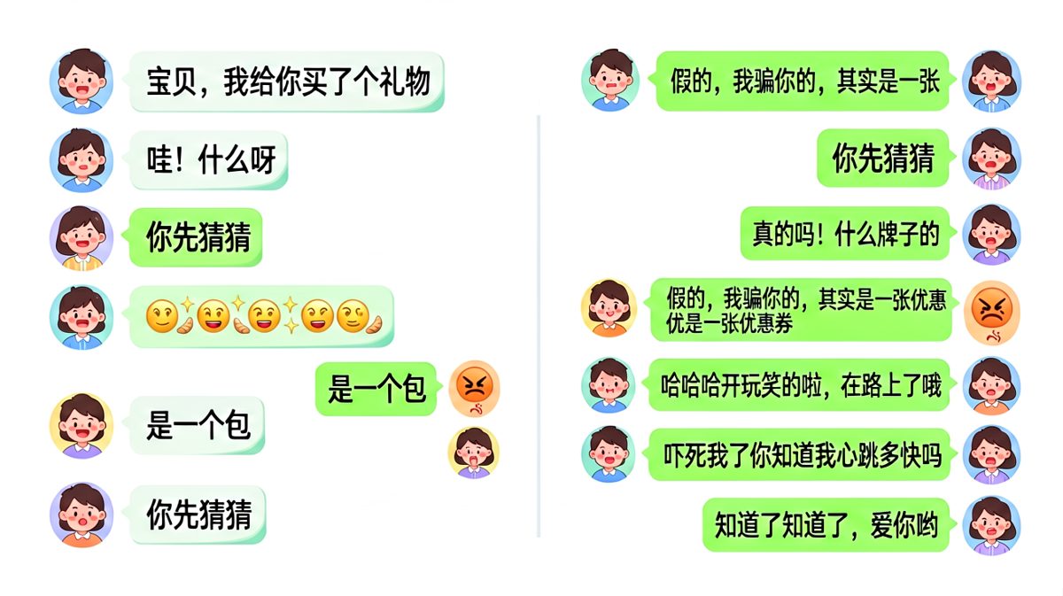 送礼物先吓你一跳的情侣日常操作