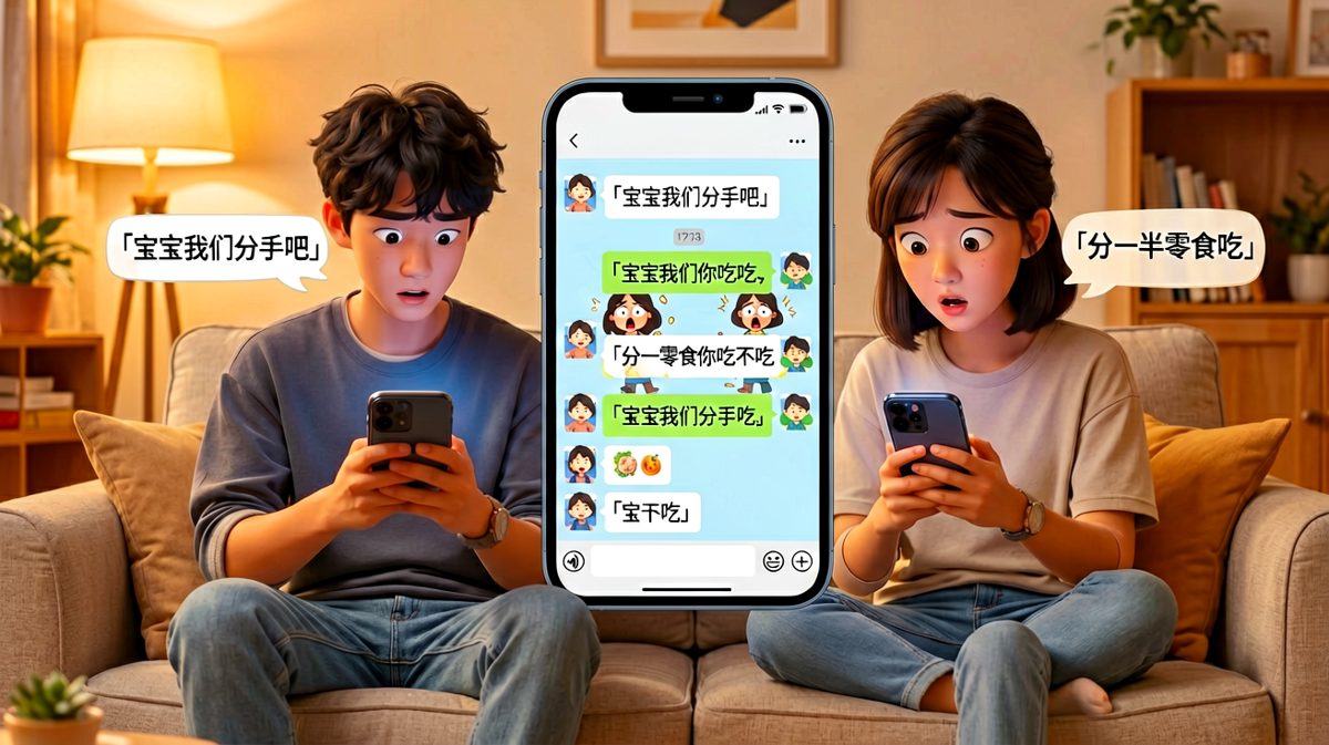 「分手」原来是「分一半」