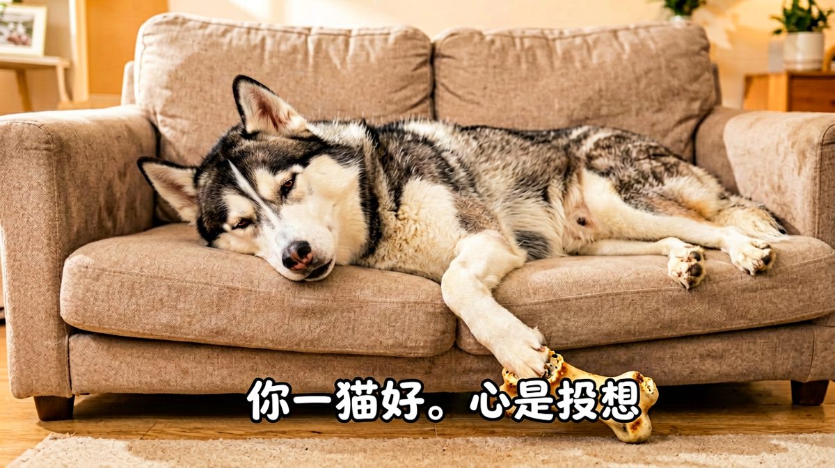 狗狗：我没有在偷吃零食，我只是在……守护这个骨头的安全