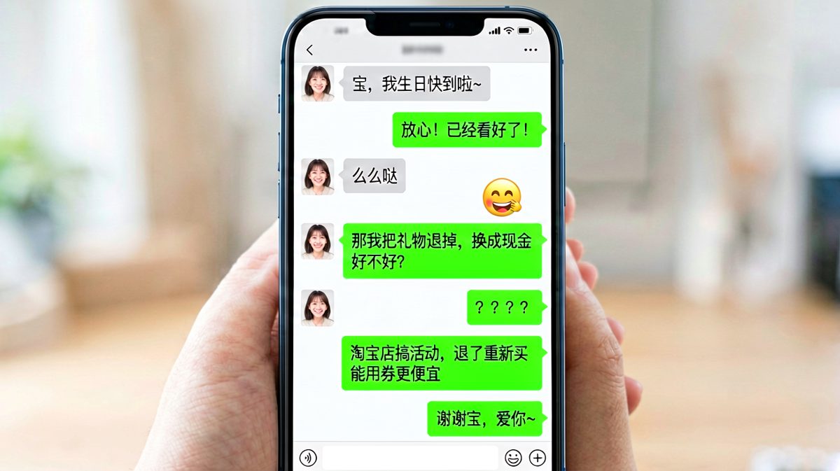 生日礼物变现金，算盘打得比我还精