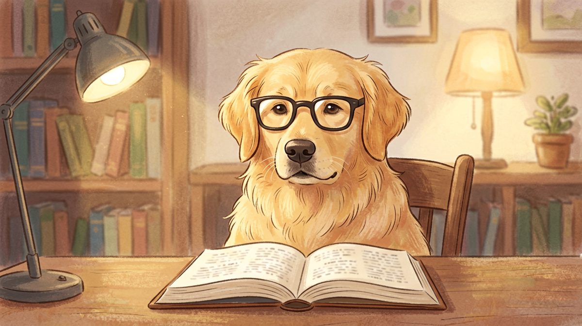 狗子：今天也要努力学习，争取早日考上铲屎官大学
