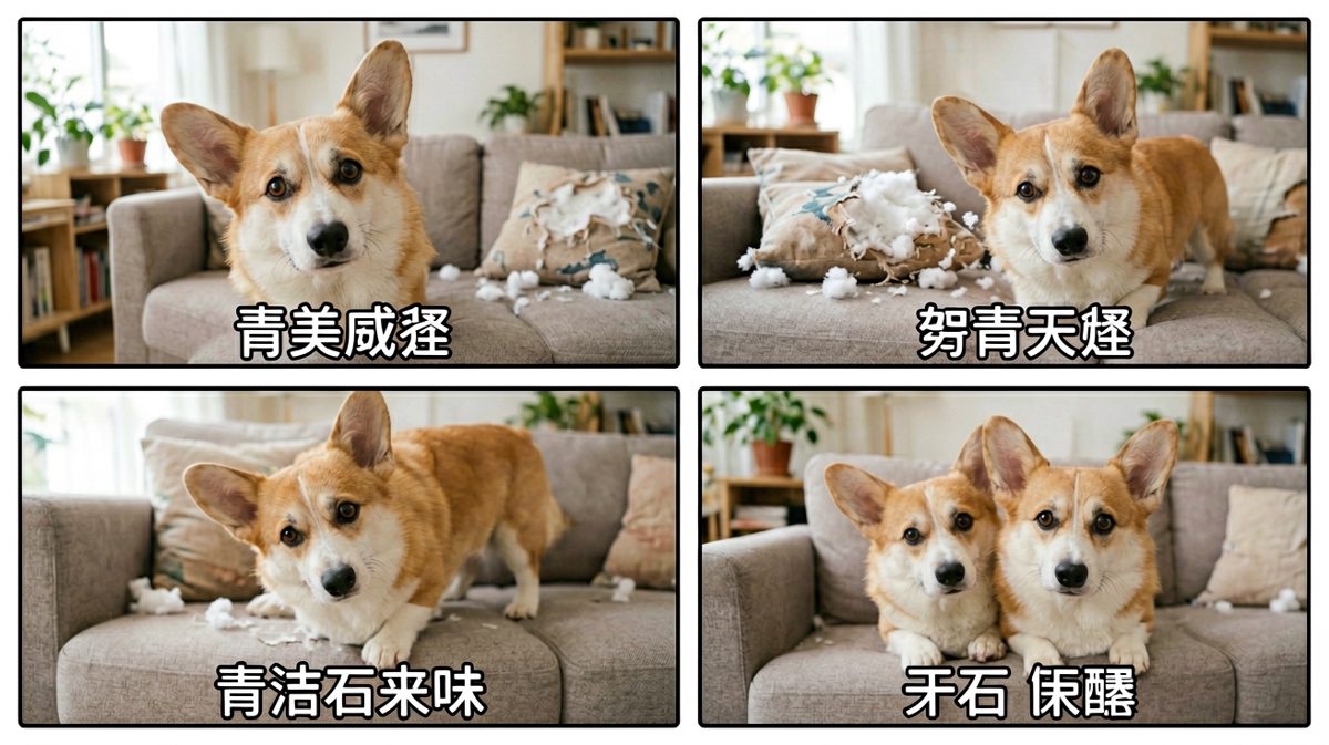 狗：不是我干的，是抱枕先动的手