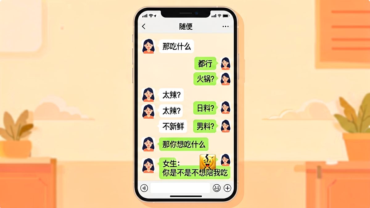 随便才是最难答的送命题