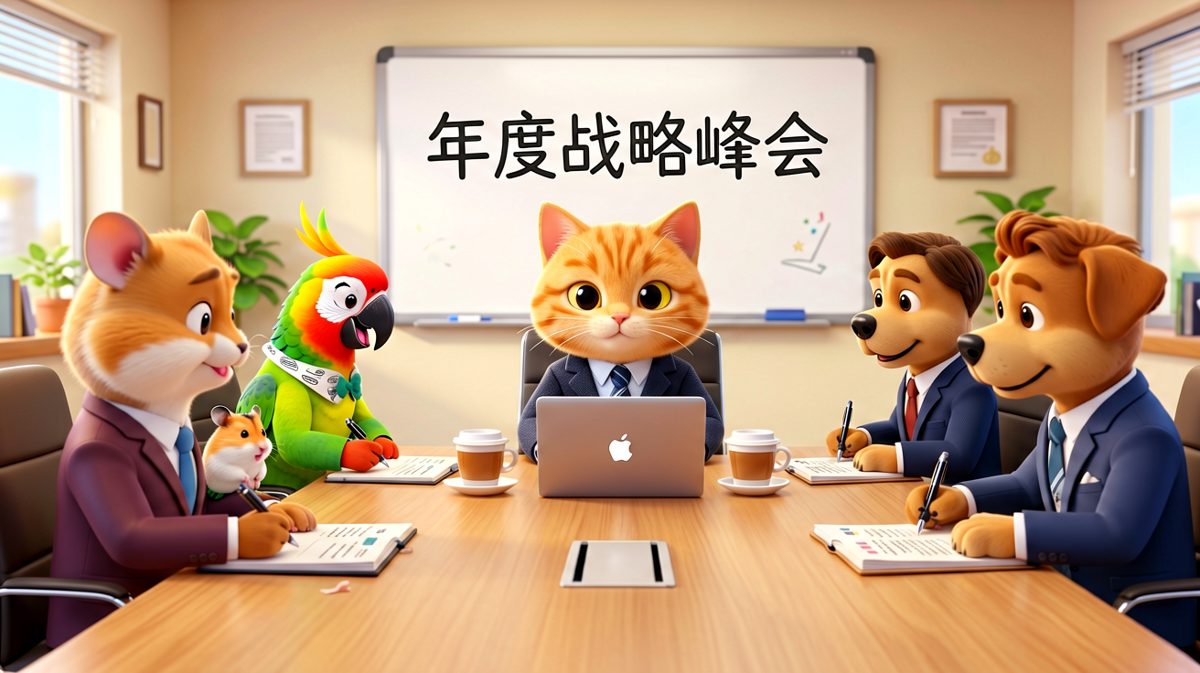 橘猫老板周一晨会发言：这只小鱼干预算不够了！
