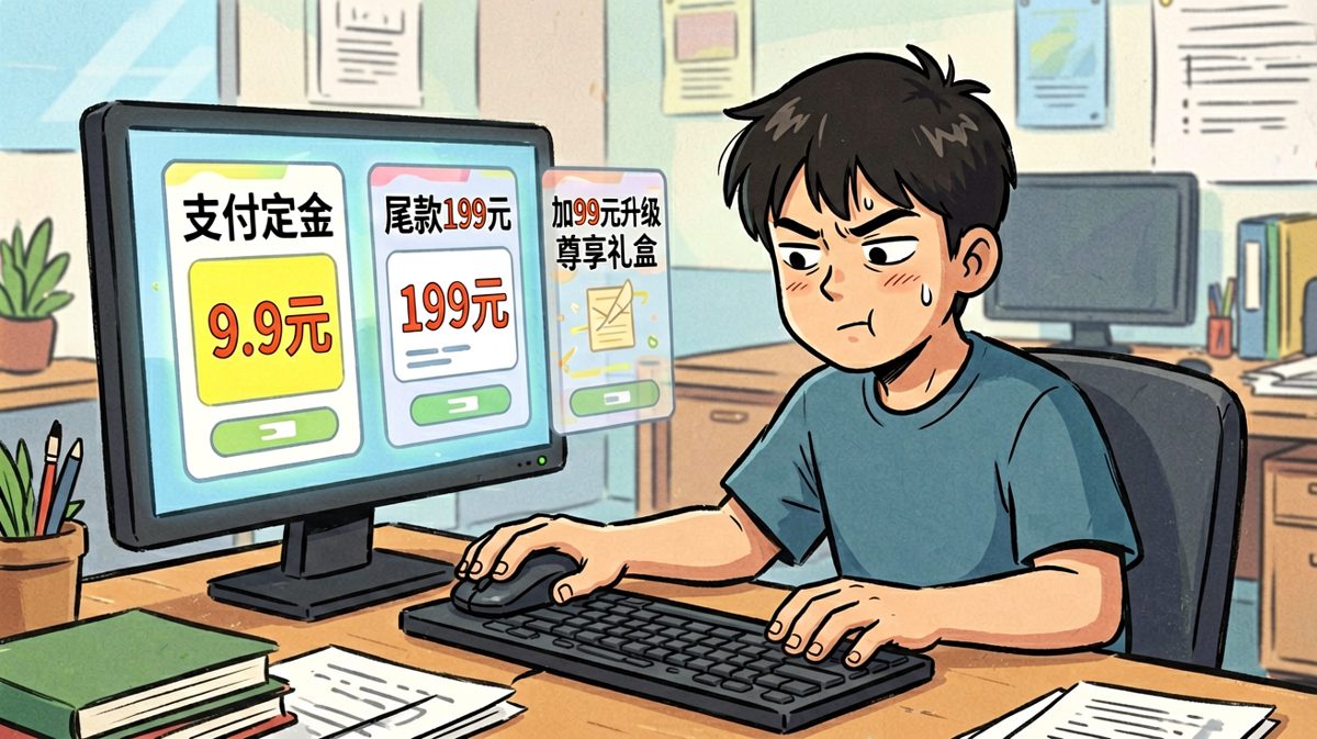 原来付款还分三阶段，套路真深！