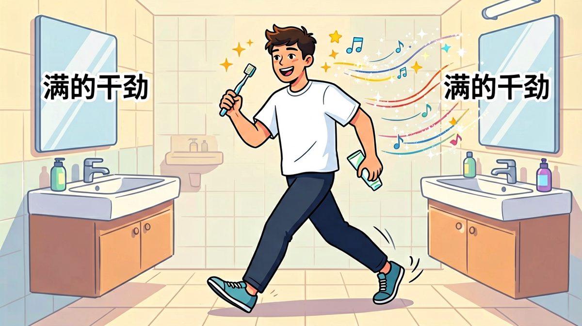自信满满开启美好一天