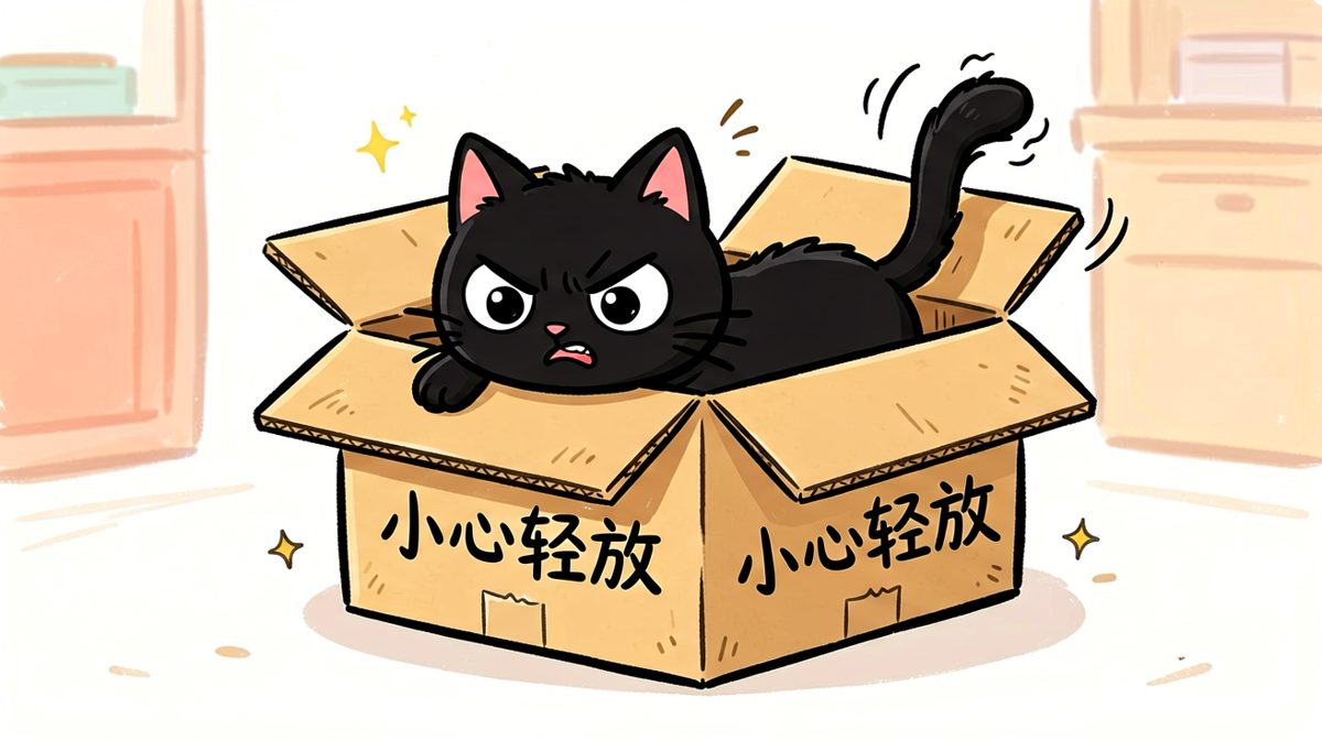猫：只要我够努力，箱子就会变大
