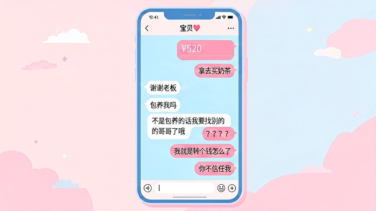 520转账变包养威胁——论男朋友该如何正确表达爱意