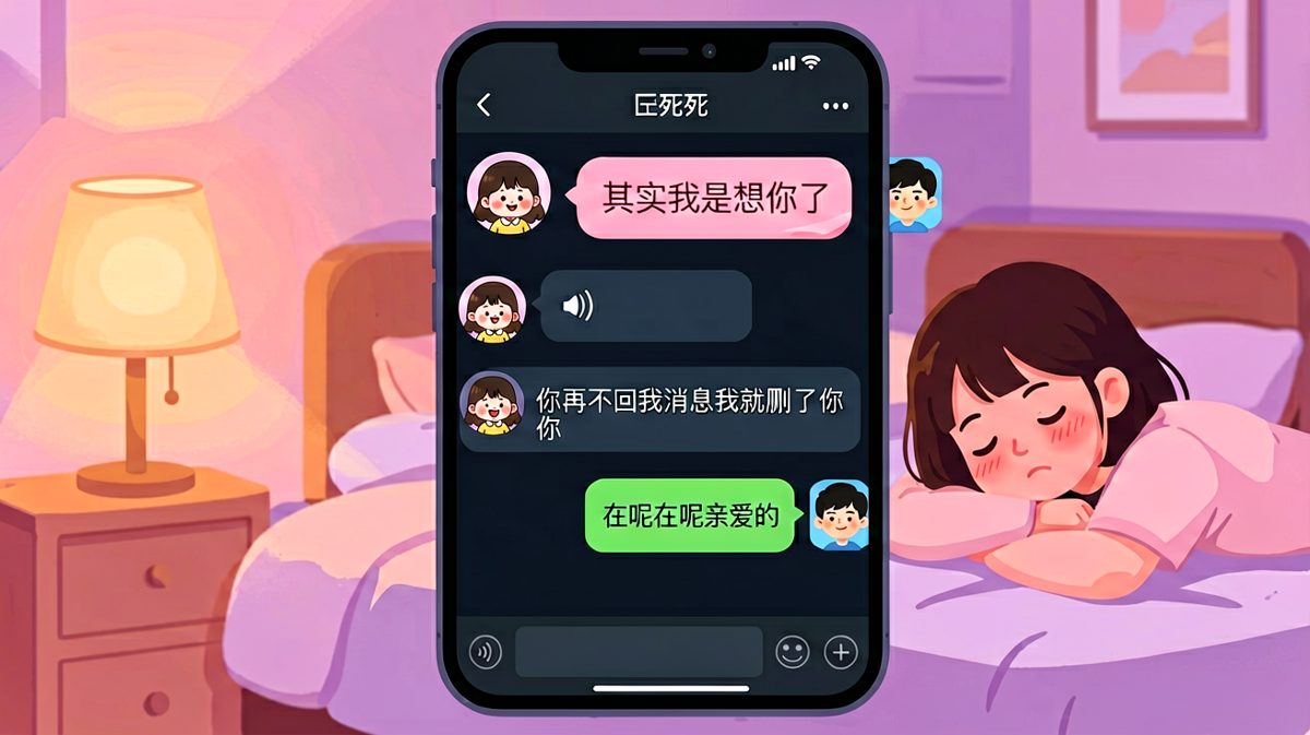 社死现场：威胁完立刻表白，手滑发错的那一秒，爱情结束了。