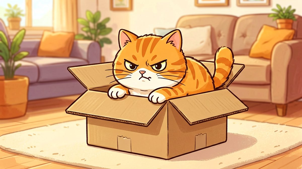 猫：只要我够胖，箱子就装不下我的灵魂。