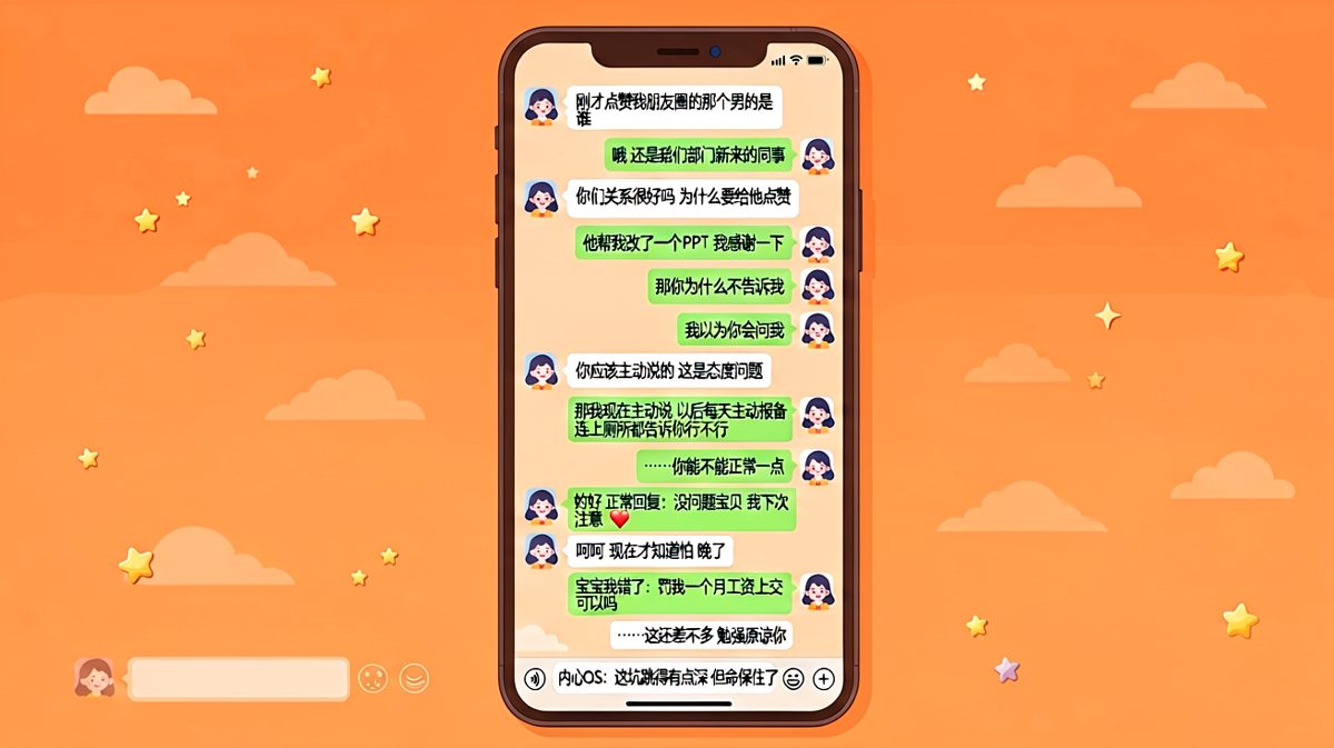 当吃醋的女朋友开启审问模式