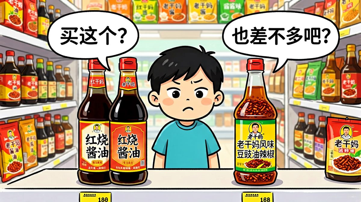 酱油区的选择困难症发作