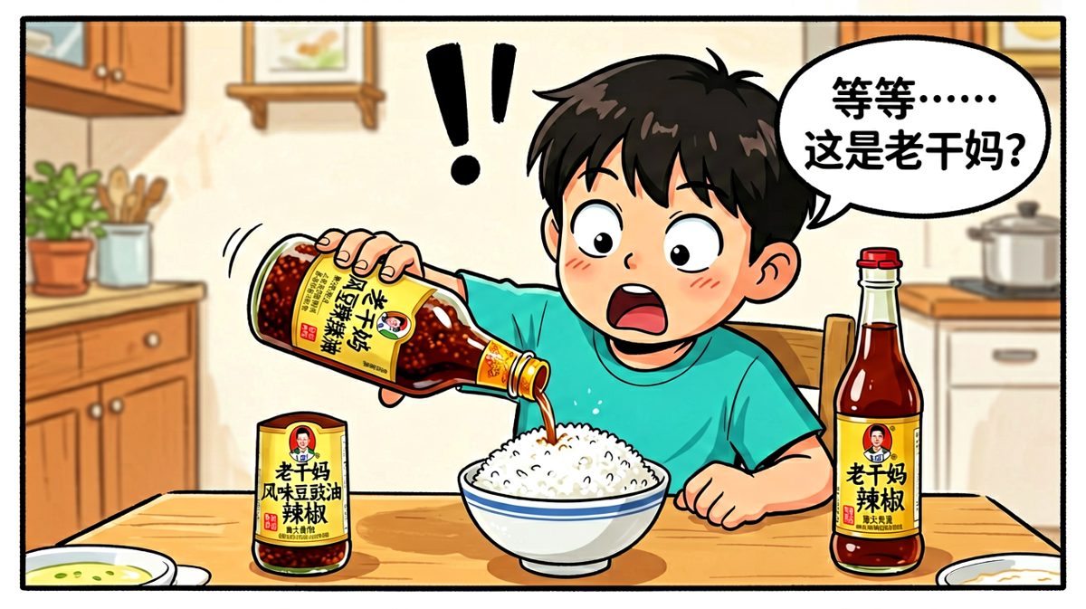 倒出来才发现——这根本不是酱油！