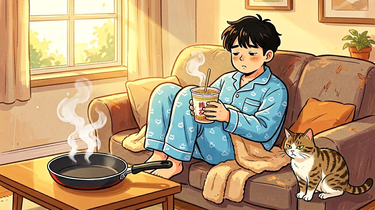 最终领悟：人生苦短，泡面加肠才是真理。