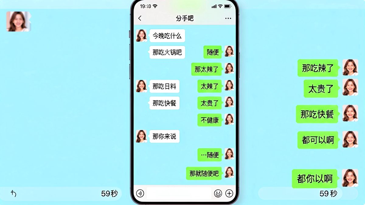 '随便'的终极陷阱：59秒语音告别爱情