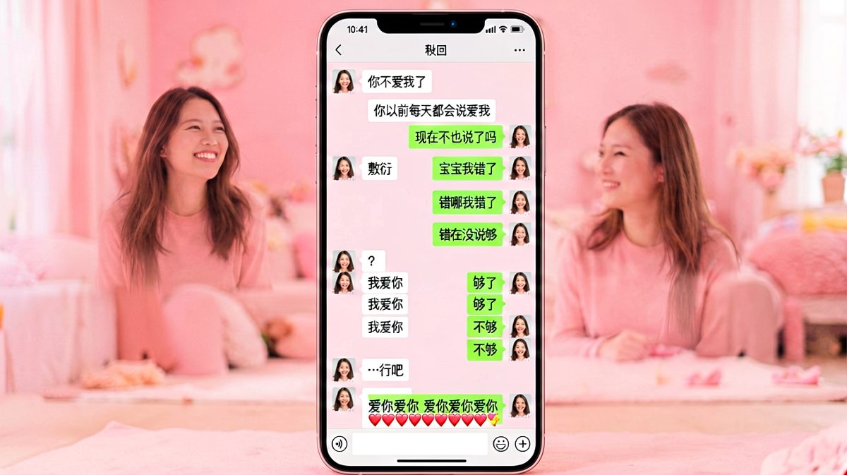 从'敷衍'到'爱你刷屏'的反转求生欲现场