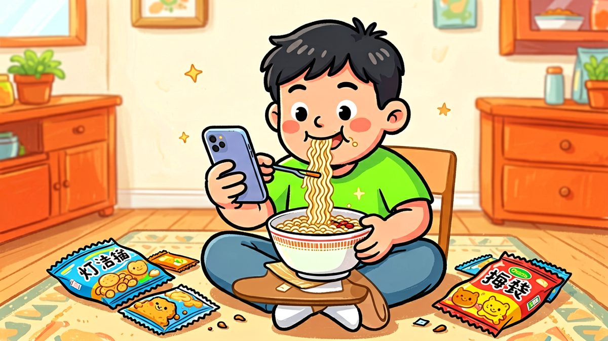 一碗泡面，快乐似神仙