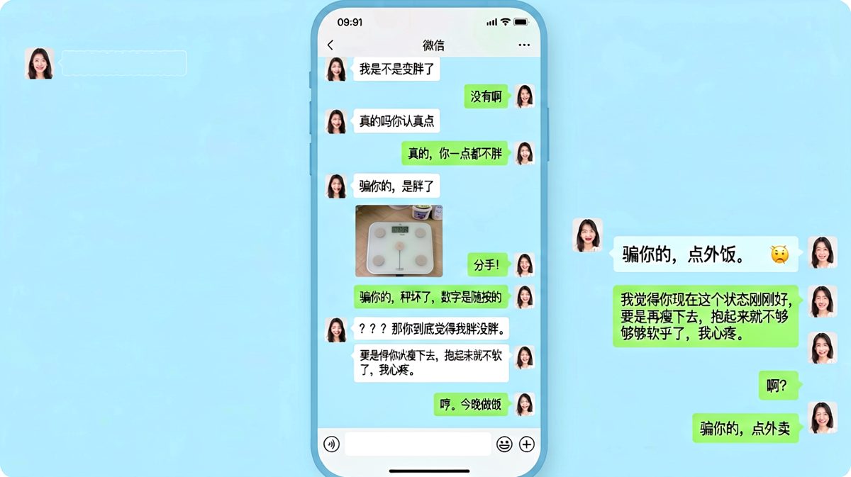 减肥话题终极反杀：从分手的悬崖上稳稳落地