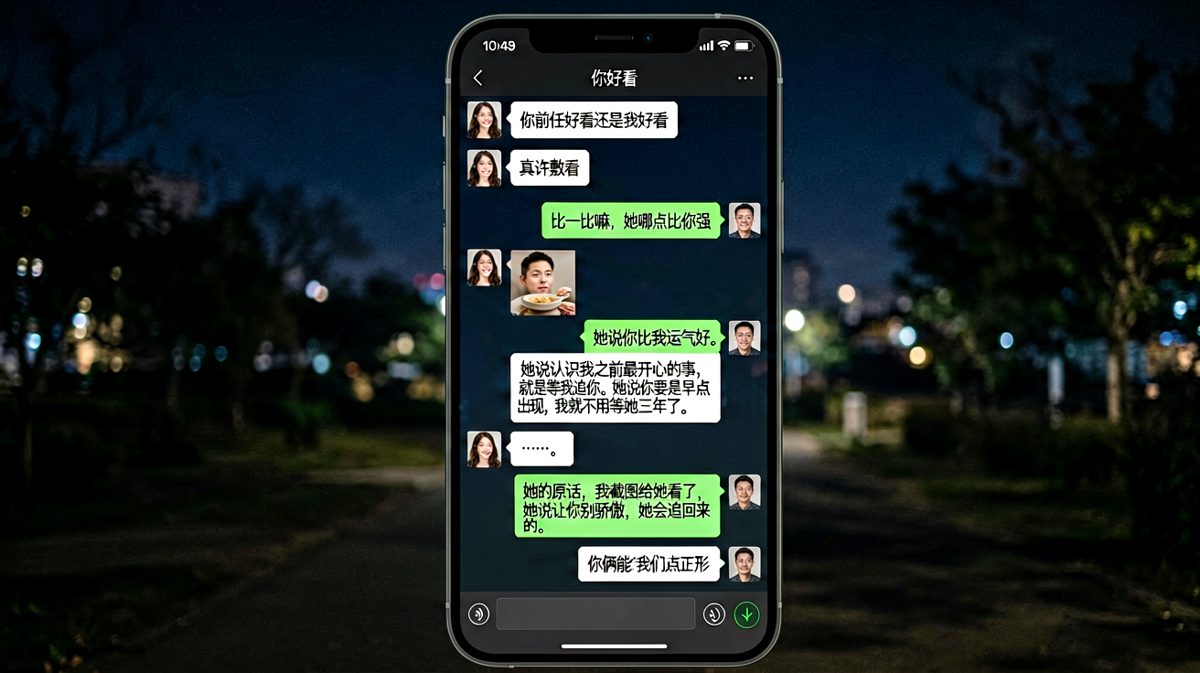 前任现身竟是为了助攻秀恩爱