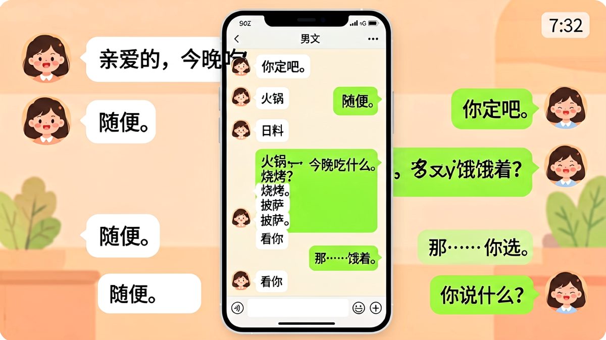 问就是随便，随便就是都不行