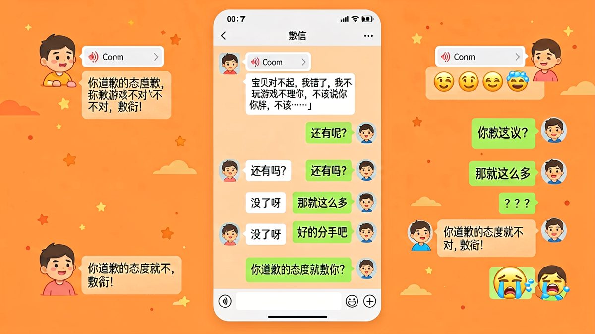 道歉翻车现场，越解释越糟糕