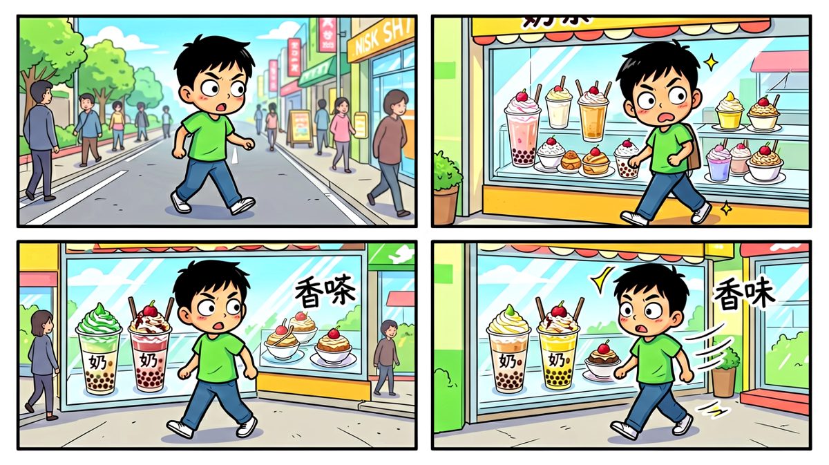 下班路过奶茶店，诱惑无处不在。