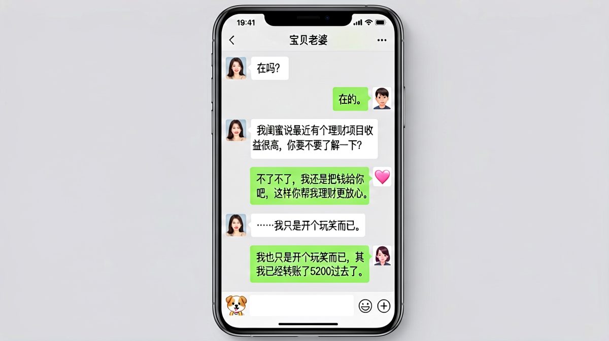 女生试探理财，男生直接转账，求生欲拉满